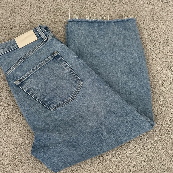 Citizens of Humanity Ayla Crop raw hem jean in Sodapop - Picture 10 of 11